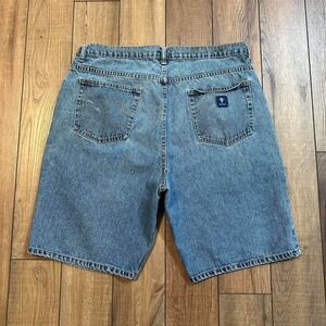 Vintage RK‎ brand blue jean shorts jorts size 38